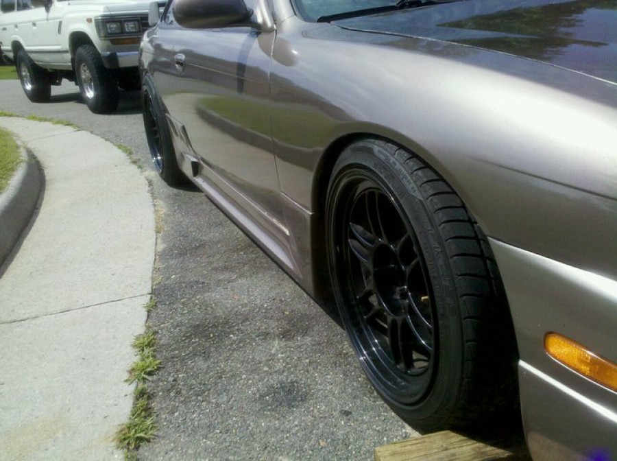 Nissan Silvia S14 rines Enkei RPF1 17″ 9J ET22 235/40 18″ 10.5J ET15 255/40