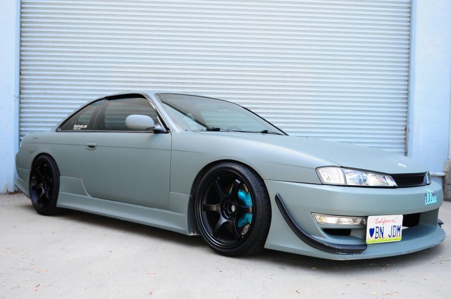 Nissan Silvia S14 rines Rays Gram Lights 57DR 18″ 9.5J ET12 225/40 10.5J ET22 245/40