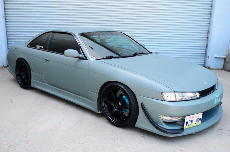 Nissan Silvia S14 rines Rays Gram Lights 57DR 18″ 9.5J ET12 225/40 10.5J ET22 245/40
