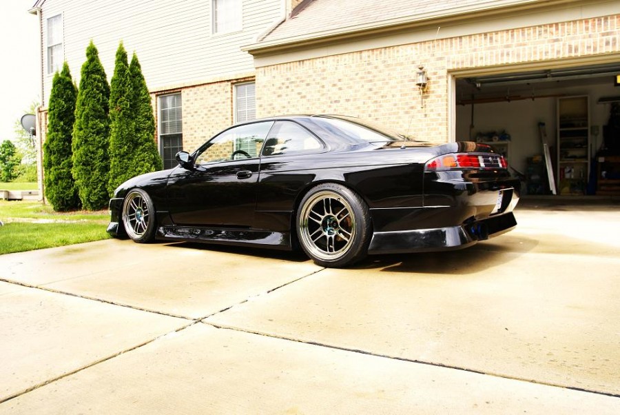 Nissan Silvia S14 rines Enkei RPF1 18″ 9.5J ET15 225/40 10.5J 245/40