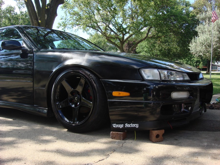 Nissan Silvia S14 rines OEM Ford Mustang 17″ 9J ET24 225/45 10.5J ET27 255/40