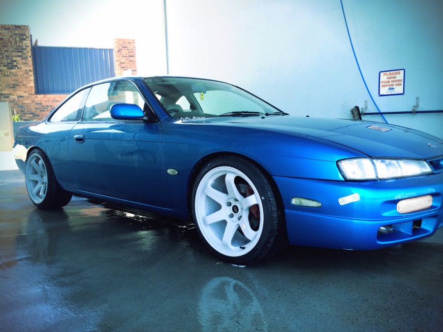 Nissan Silvia S14 rines Rota Grid 18″ 9.5J ET18 235/40
