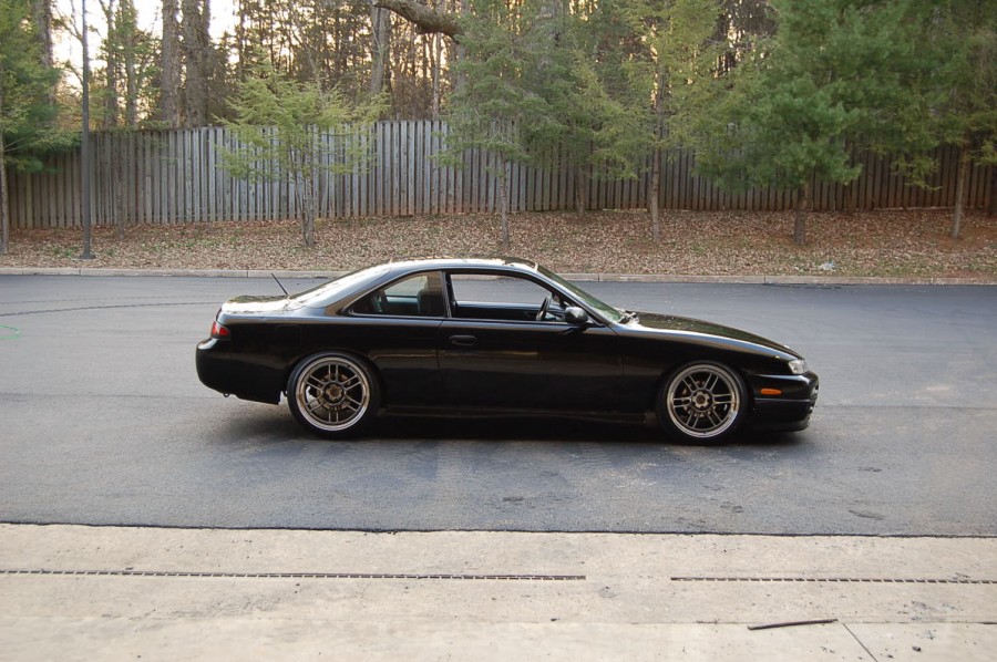 Nissan Silvia S14 rines Enkei RPF1 18″ 9.5J ET15 235/40 10.5J 265/35