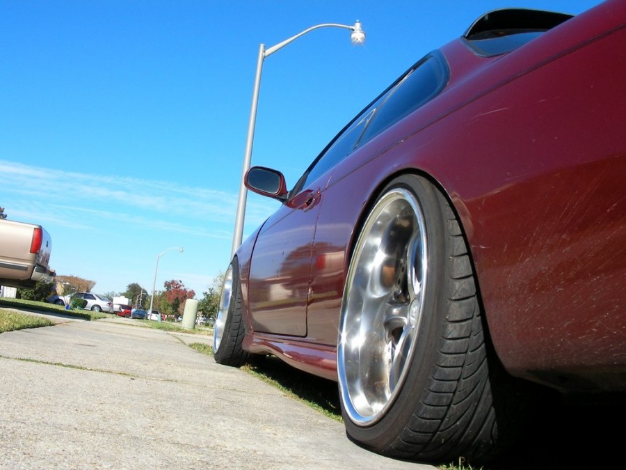 Nissan Silvia S14 rines Work VS-KF 18″ 9.5J ET7 225/40 10J 235/40 AzNCmB 