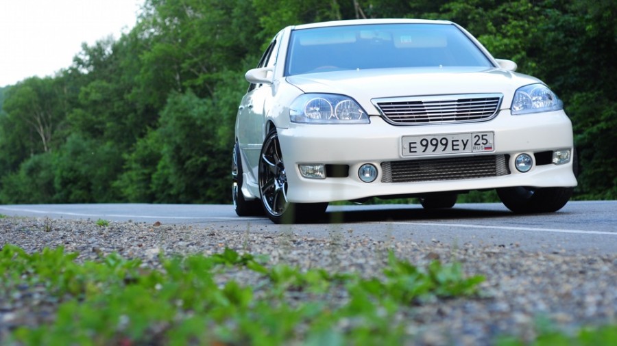 Toyota Mark II 110 rines Work Emotion XT7 18″ 8.5J ET32 9.5J ET20 The Punisher 