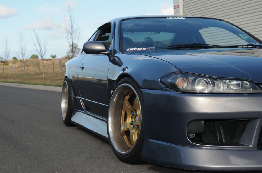 Nissan Silvia S15 rines Rays Gram Lights 57 Pro 18″ 9J 225/40 10J 235/40
