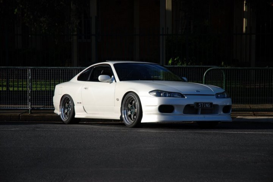 Nissan Silvia S15 rines Work Meister S1 3P 18″ 8.5J ET24 215/30 10J ET30 235/30