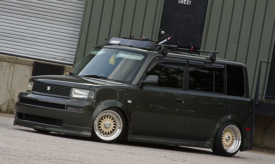 Scion xB rines BBS RS 039 16″ 8J ET24 195/40 RS 040 9J ET12 195/45
