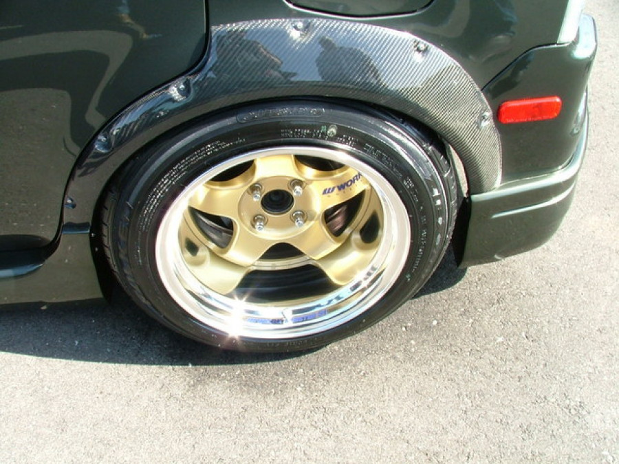 Scion xB rines Work Meister S1 2P 15″ 9J ET-5 205/50 10J ET-15 225/50