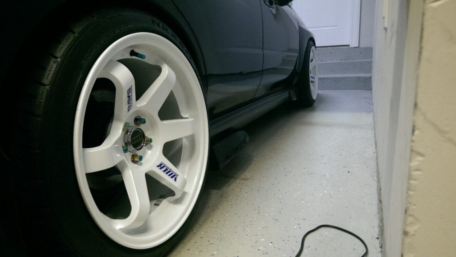 Subaru Impreza rines Rays Volk Racing TE37 18″ 10J ET30 255/35