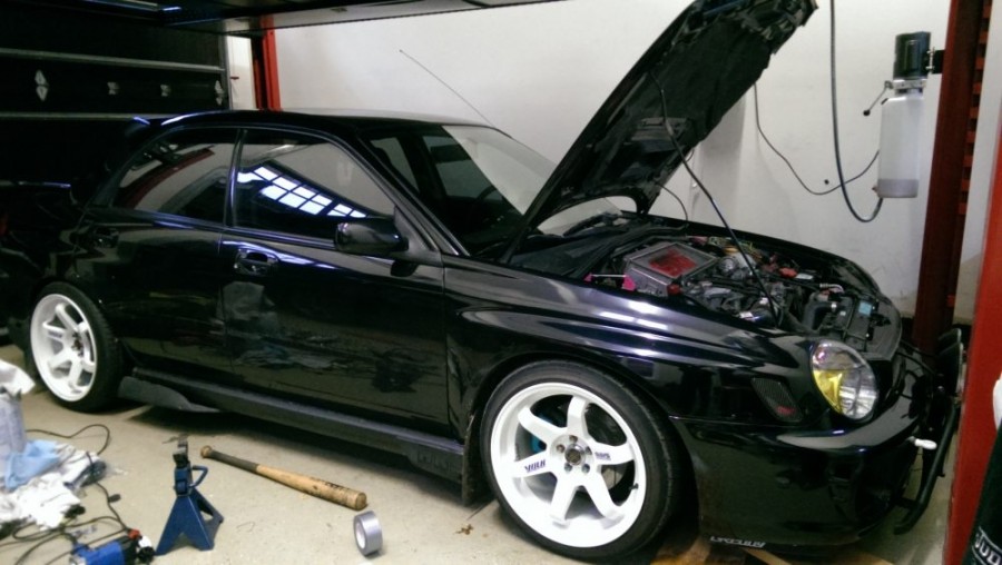 Subaru Impreza rines Rays Volk Racing TE37 18″ 10J ET30 255/35