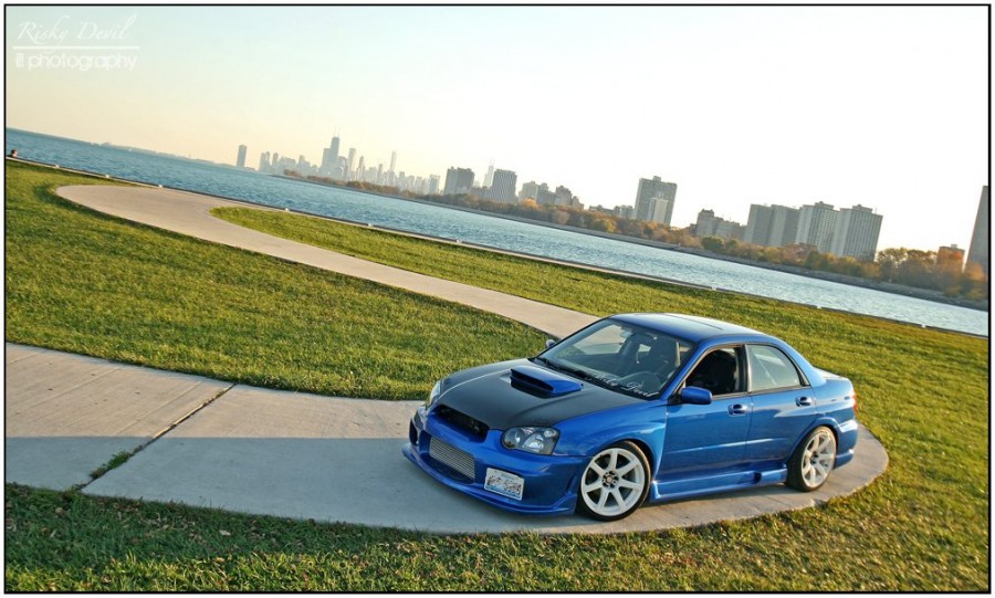 Subaru Impreza GD, GG rines Work Emotion XT7 18″ 9.5J ET33 255/35 ET35 WRX 