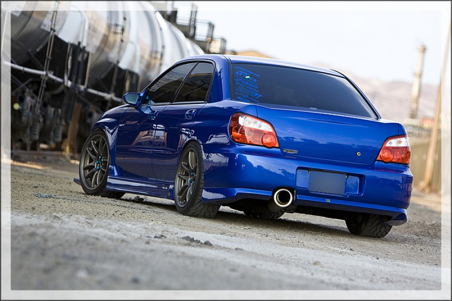 Subaru Impreza GD, GG rines Work Emotion CR KAI 18″ 9.5J ET38 255/35 WRX STI 