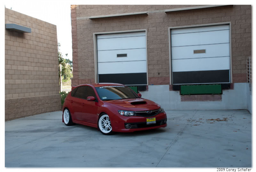 Subaru Impreza rines Enkei RPF1 18″ 10J ET35 265/35 ET38 WRX STI 