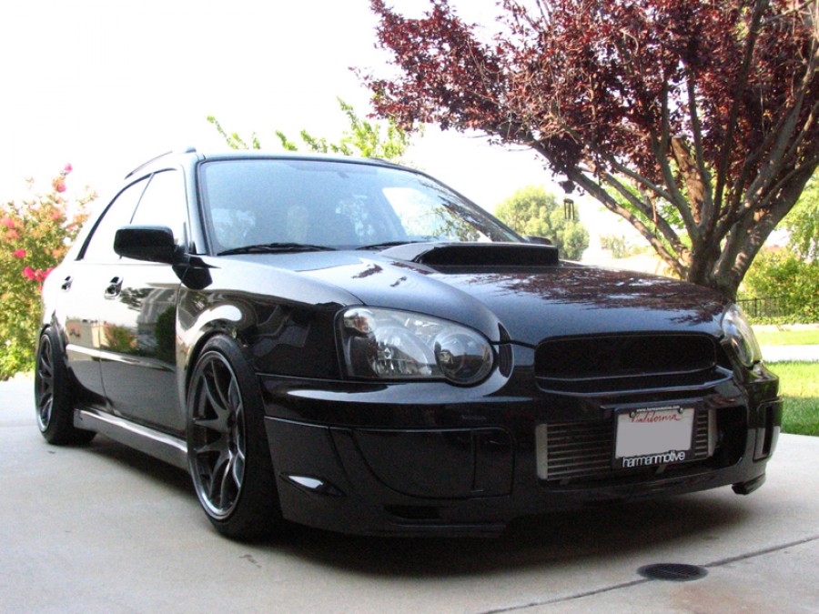 Subaru Impreza GD, GG rines Work Emotion CR KAI 18″ 9.5J ET32 225/40 ET35 WRX Wagon 