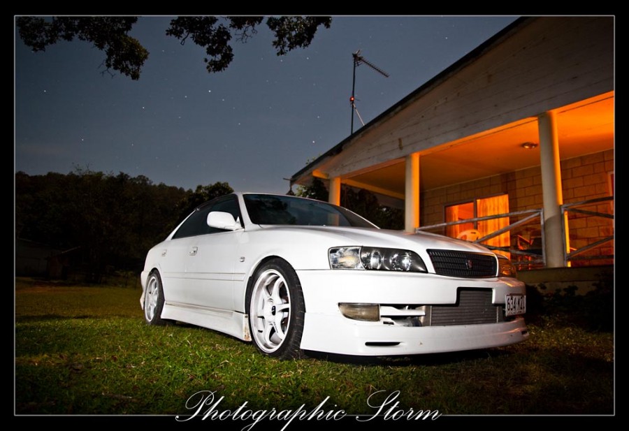 Toyota Chaser 100 rines Buddy Club P1 18″ 9J ET30 245/40