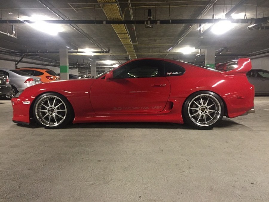 Toyota Supra A80 rines Blitz Technospeed Z1 19″ 9.5J ET17 235/35 11J ET20 275/35