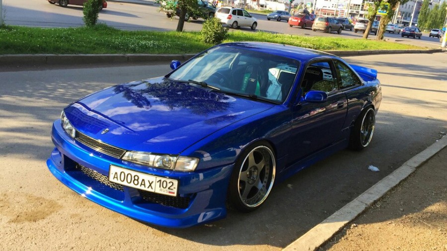 Nissan Silvia S14 rines SSR Koenig Monster 18″ 9.5J ET22 215/40 12J 255/35