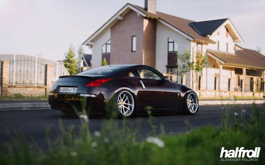 Nissan 350Z rines Weds Sport Kranze LXZ 19″ 11J ET5 245/35 11.5J ET-2 255/35