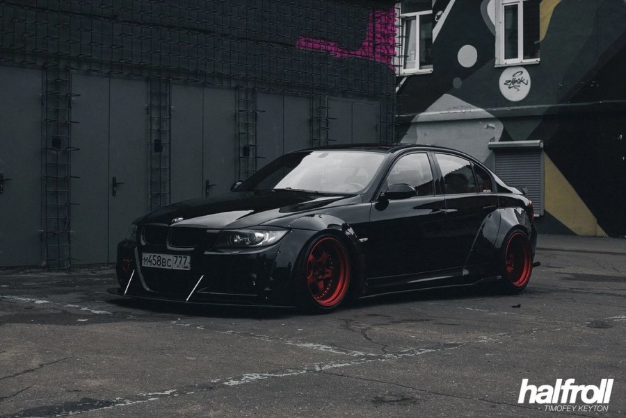BMW 3 series E90 Sedan rines Work Meister S1 3P 18″ 10J 265/35 13J 315/30
