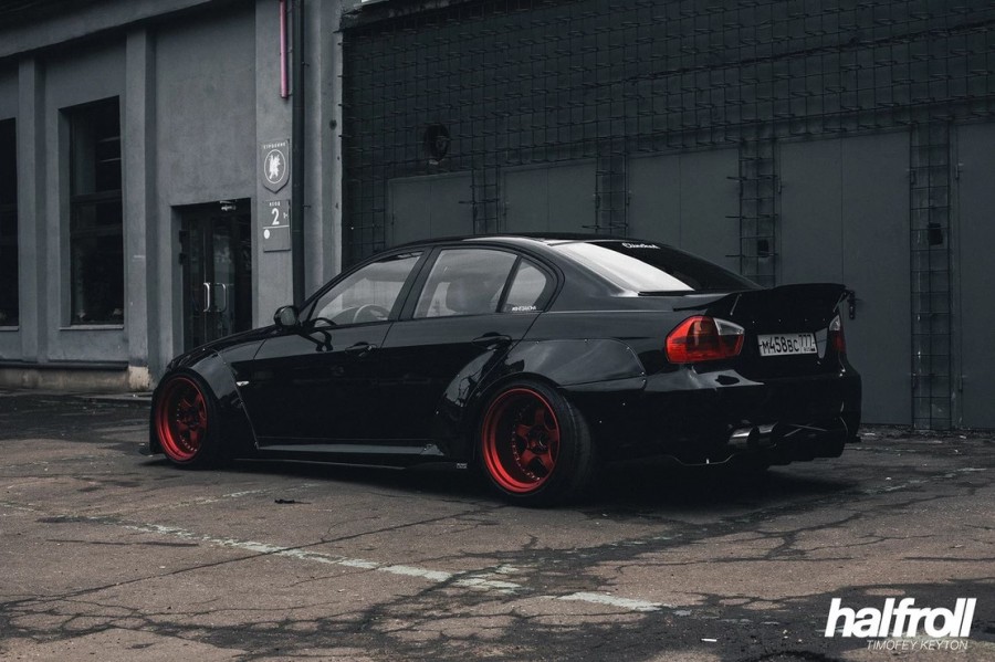 BMW 3 series E90 Sedan rines Work Meister S1 3P 18″ 10J 265/35 13J 315/30