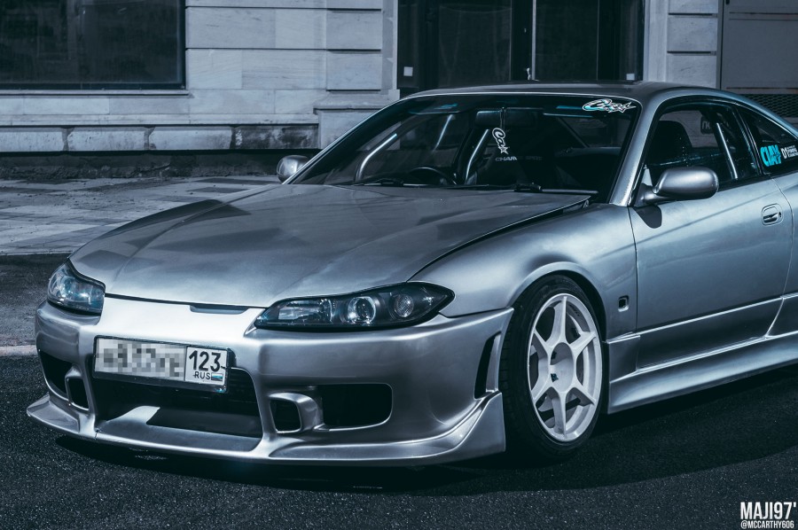 Nissan Silvia S15 rines Buddy Club P1 17″ 9J ET17 215/45 Spec-S 
