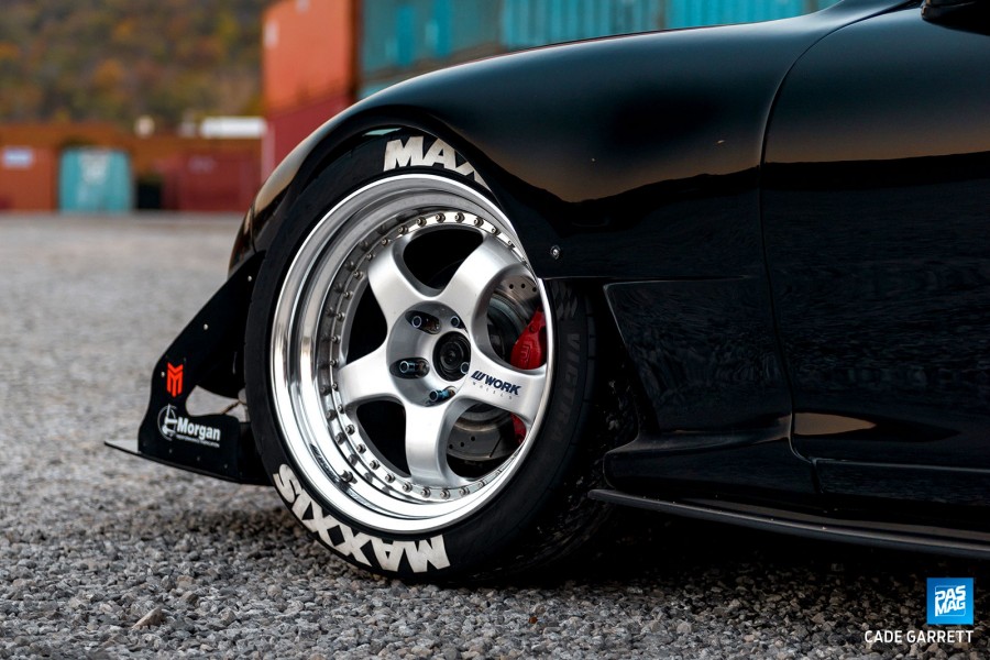 Mazda RX-7 FD rines Work Meister S1 3P 18″ 245/40 295/40