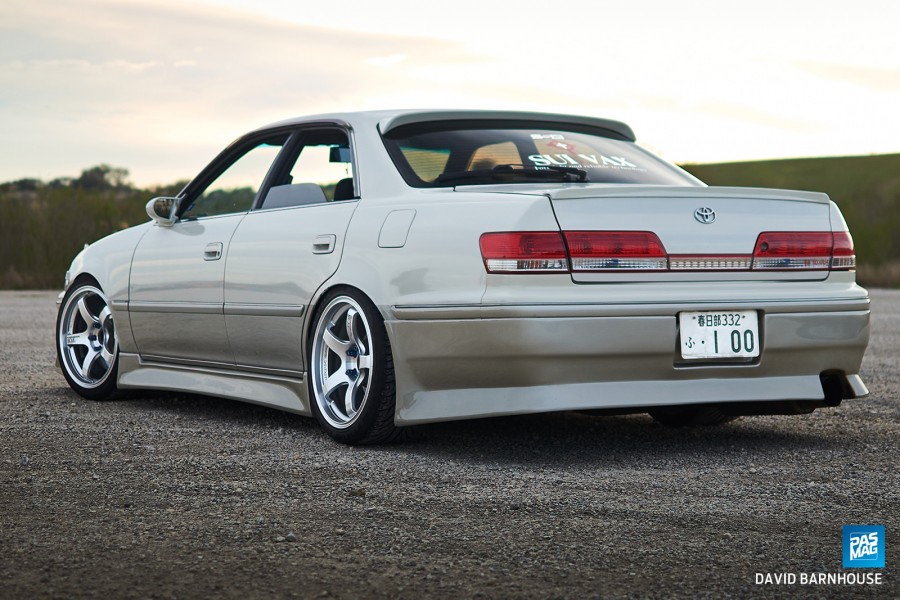 Toyota Mark II 100 rines Advan Yokohama TC-3 18″ 9J ET25 235/40 10J ET35 265/35