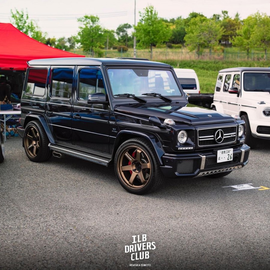 Mercedes-Benz G-Class W463 rines Rays Volk Racing TE37 19″