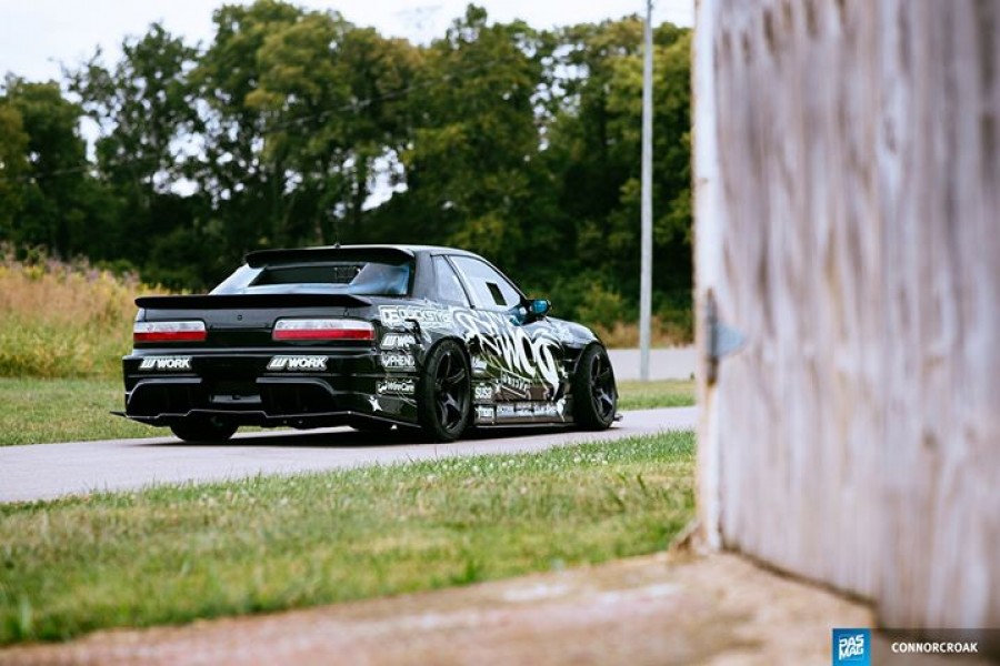 Nissan 180SX/200SX/240SX rines Work T5R 17″ 9J ET38 255/35 18″ 9.5J ET12