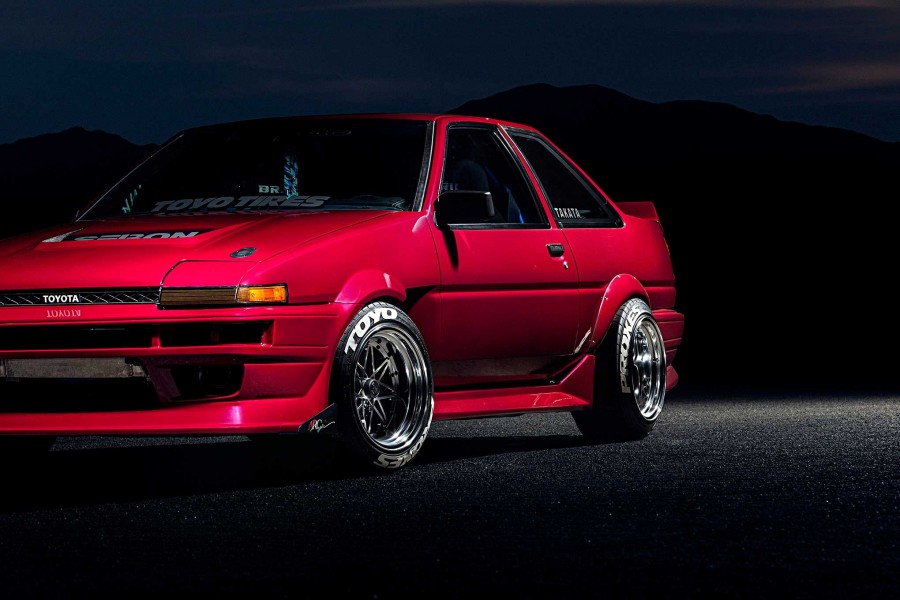 Toyota Corolla Levin AE85/AE86 rines Work Equip 03 15″ 9.5J ET-22 205/50 10.5J ET-25 225/45