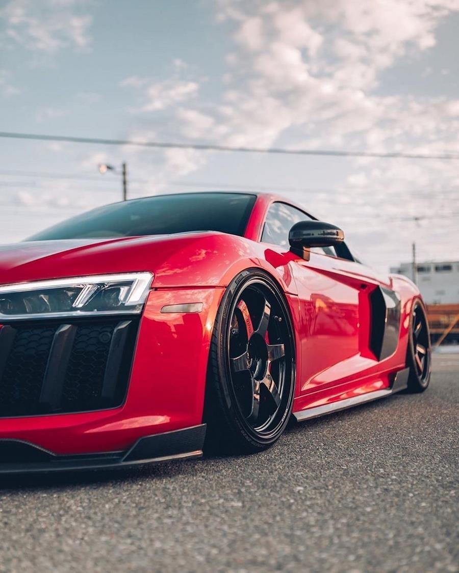 Audi R8 Type 4S rines Rays Volk Racing TE37 20″