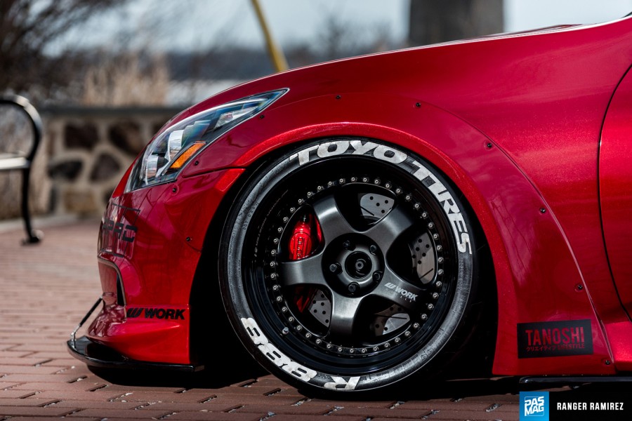 Infiniti G37 coupe rines Work Meister S1 3P 19″ 10.5J ET-8 295/30 12J ET-13 325/30 XS 