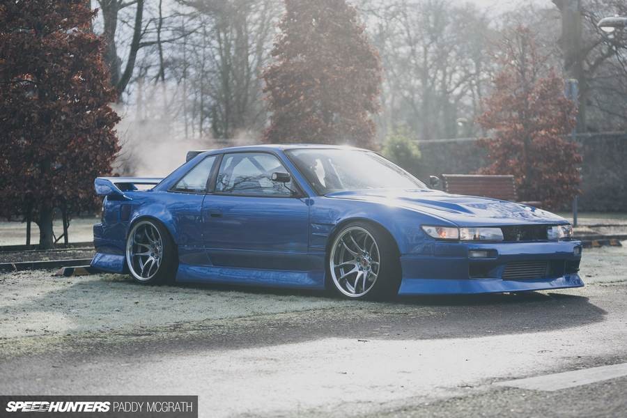 Nissan Silvia S13 rines Work Emotion CR2P 18″ 9.5J 215/35 11J ET-10 245/35