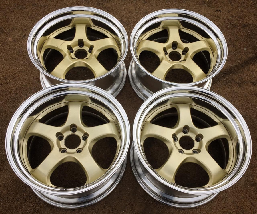 Toyota Chaser 100 rines Work Meister S1 2P 18″ 9.5J ET15 215/40 10J ET20 235/45 ZX100 TourerV 