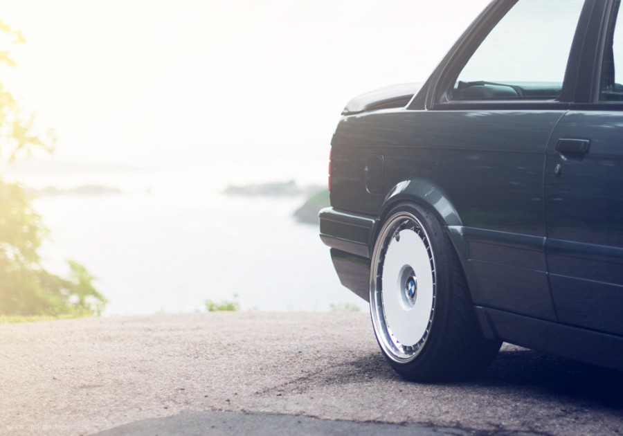 BMW 3 series E30 rines BBS Turbofan 17″ 8J ET5 195/40 9.5J ET7 215/40