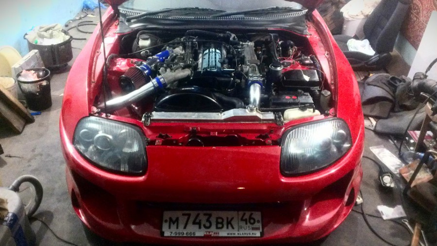Toyota Supra A80 rines OZ Racing 2jz-gte Ghost 