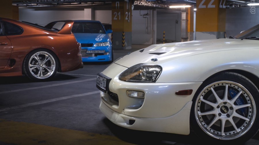 Toyota Supra A80 rines Blitz Technospeed Z1 17″ Tachikoma 