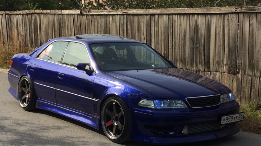 Toyota Mark II 100 rines Rays Volk Racing TE37SL 19″ 9.5J ET22 10.5J Force unLeashed 