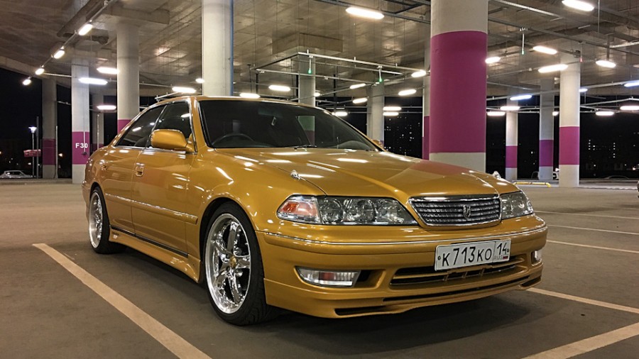 Toyota Mark II 100 rines Rays Payton Place 18″ 8J ET35 9J ET37