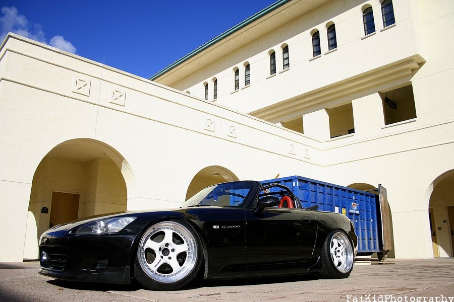 Honda S2000 rines Work Meister S1 3P 18″ 9.5J ET37 225/40 10.5J 255/35