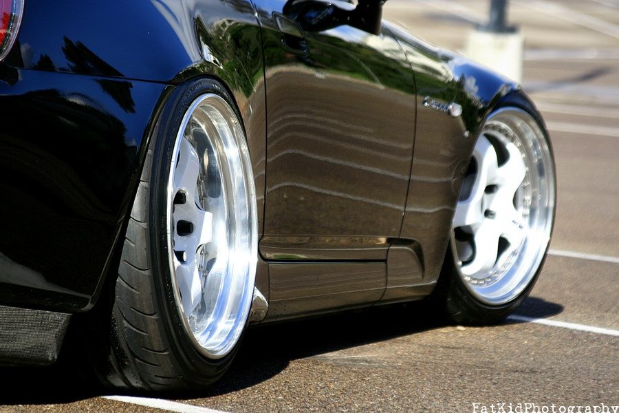 Honda S2000 rines Work Meister S1 3P 18″ 9.5J ET37 225/40 10.5J 255/35