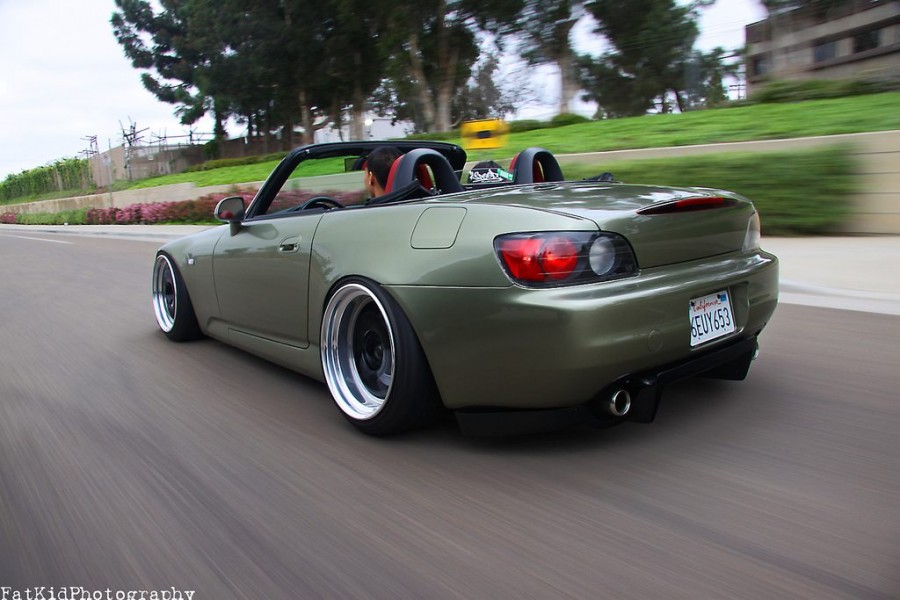 Honda S2000 rines Work Meister S1 3P 18″ 9.5J ET24 225/40 10.5J 255/35