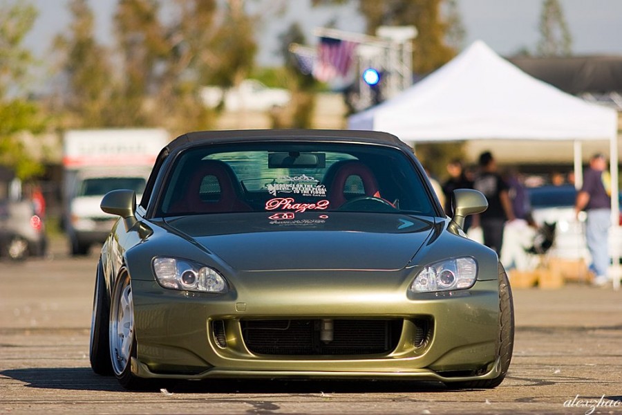 Honda S2000 rines Work Meister S1 3P 18″ 9.5J ET37 225/40 10.5J 255/35
