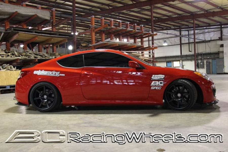 Hyundai Genesis Coupe rines BC Racing Wheels TA02 19″ 10J ET15 225/40 11J ET25 245/40