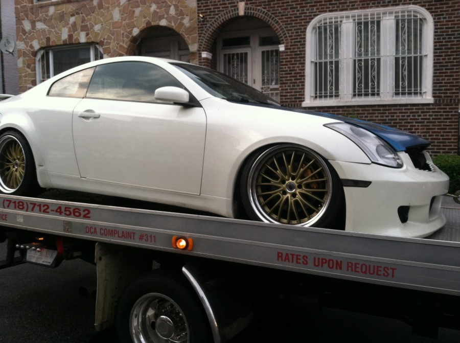 Infiniti G35 Coupe V35 rines Work Schwert SC5 20″ 9.5J ET10 245/35 10.5J 275/30
