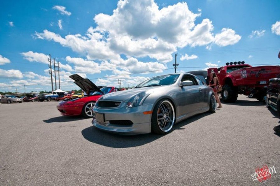 Infiniti G35 Coupe rines Axis Matrix 20″ 9J ET-3 225/35 10.5J ET5 255/35