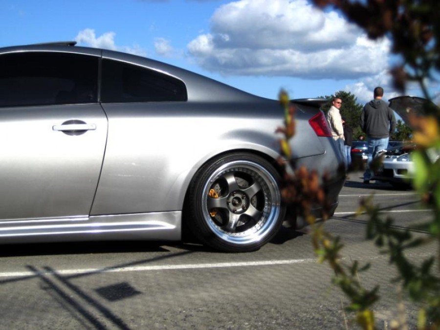 Infiniti G35 Coupe V35 rines Work Meister S1 3P 19″ 9.5J ET24 245/35 10.5J ET23 275/30