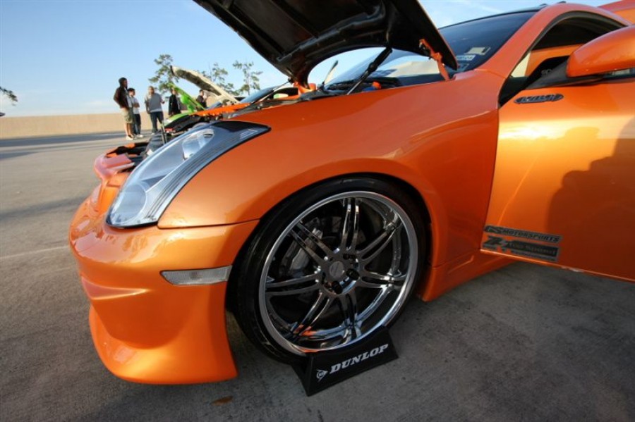 Infiniti G35 Coupe V35 rines Work Varianza T1S 20″ 9.5J ET15 245/35 11J 275/35