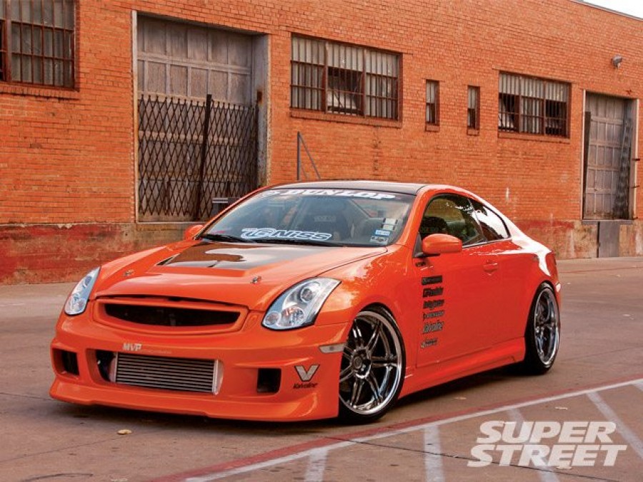 Infiniti G35 Coupe V35 rines Work Varianza T1S 20″ 9.5J ET15 245/35 11J 275/35